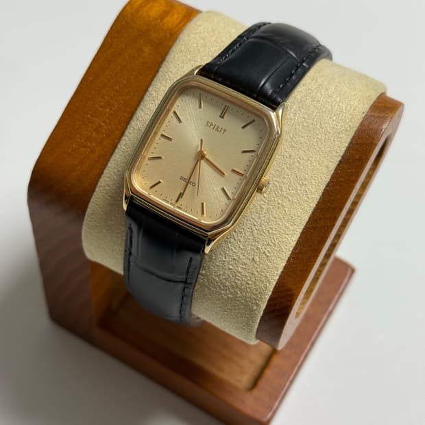 세이코 Seiko 쿼츠 스피릿 스퀘어 골드