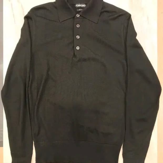 TOM FORD WOOL POLO KNIT