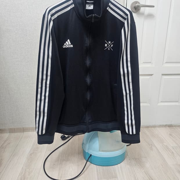 (100)L ☆초대장급☆ 아디다스 레알마드리드 백로고 [검흰] 트랙탑져지