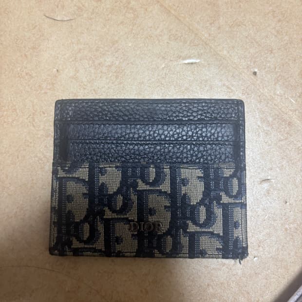 디올 오블리크 카드지갑