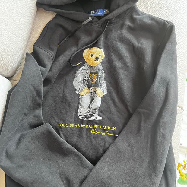 폴로 랄프로렌 후드티 M 블랙