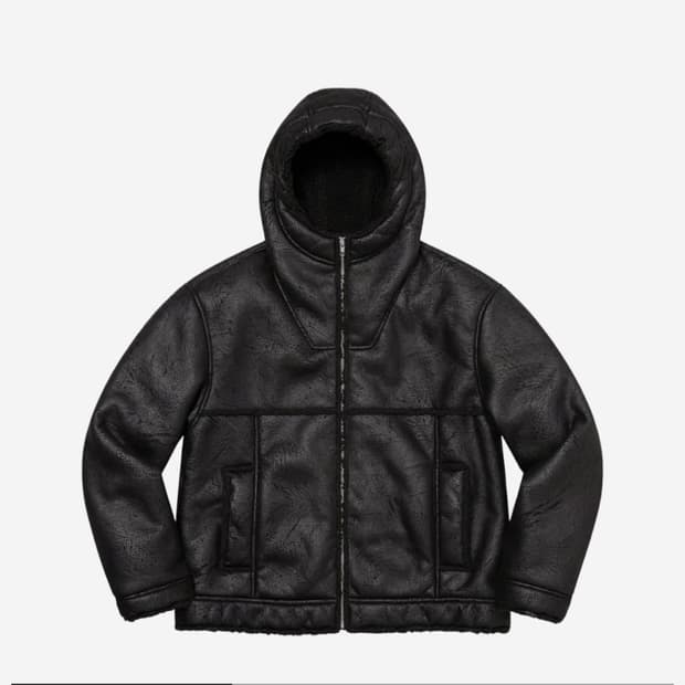 슈프림 시어링 후드자켓