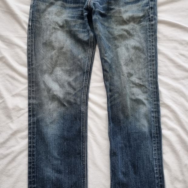 빈티지 Lee 워싱 팬츠