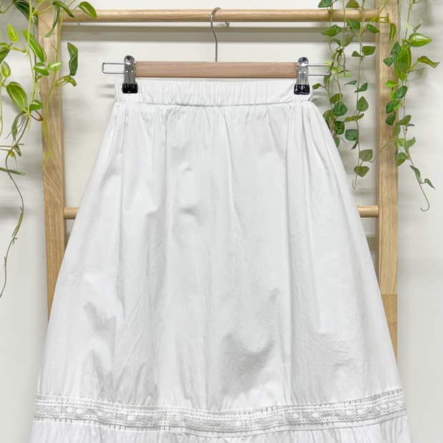 JPN/ 모리걸롱스커트 모리룩치마 모리걸치마 화이트롱스커트