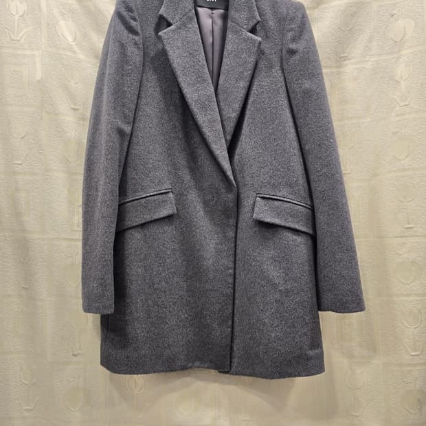리스트 LIST 회색 모직 코트 55