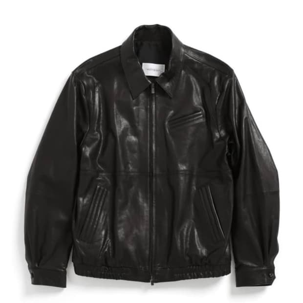 구매글) 해칭룸 스티치 볼륨 레더자켓 4사이즈