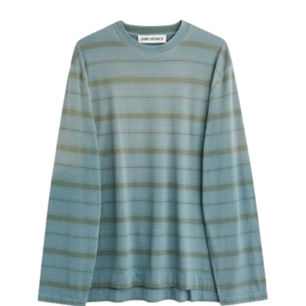 아워레가시 26SS 박스 스트라이프 롱슬리브