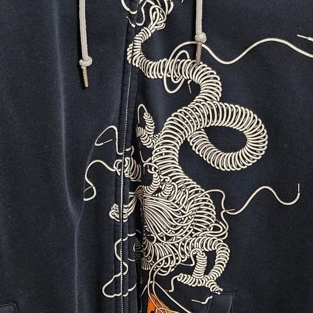 (단종)Shoelace dragon 풀 집업