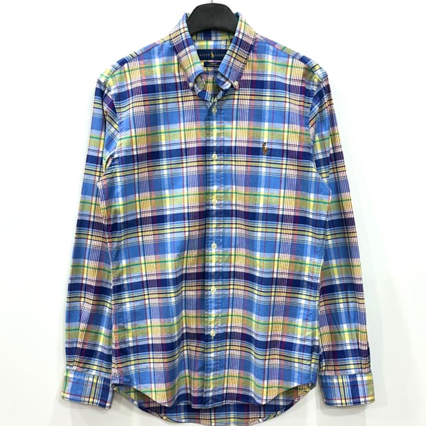 폴로 랄프로렌 멀티컬러 체크 셔츠 S