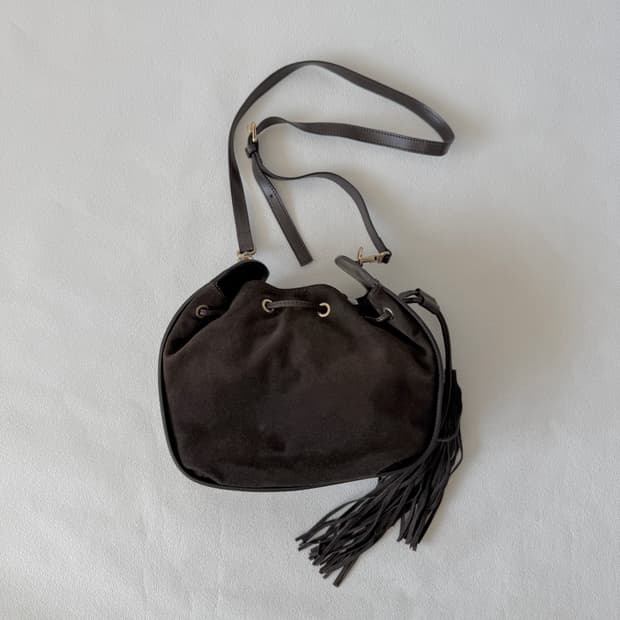 LE CAMP 레더&스웨이드 크로스백(ITALY)