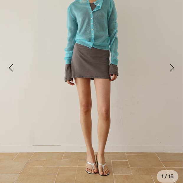 mmm pearl cardigan, sky blue