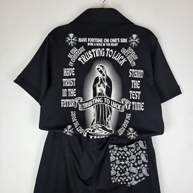 clash 펑키 프린팅 점프수트