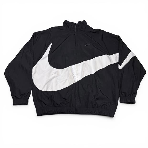XL 나이키 블랙 빅스우시 바람막이 우븐자켓