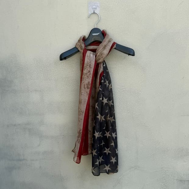 Vintage mood 50stars scarf