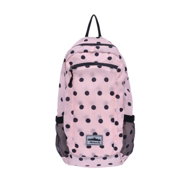 하이산 도트 백팩 핑크