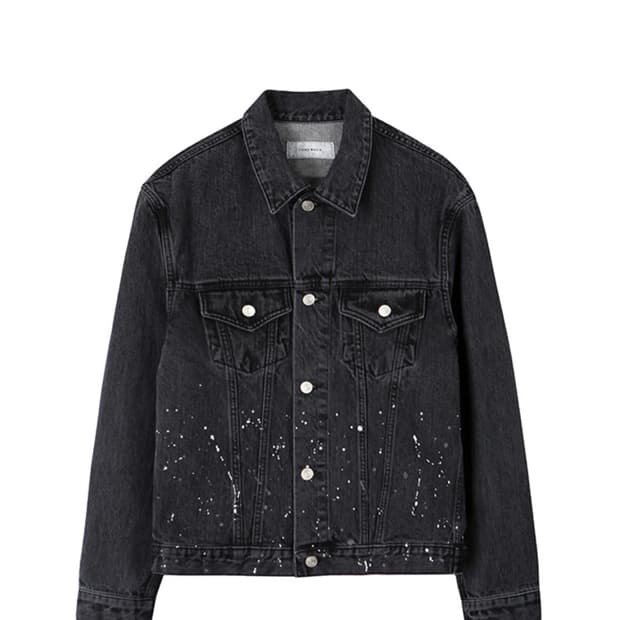 토니웩 페인팅 데님 재킷 흑청자켓 L