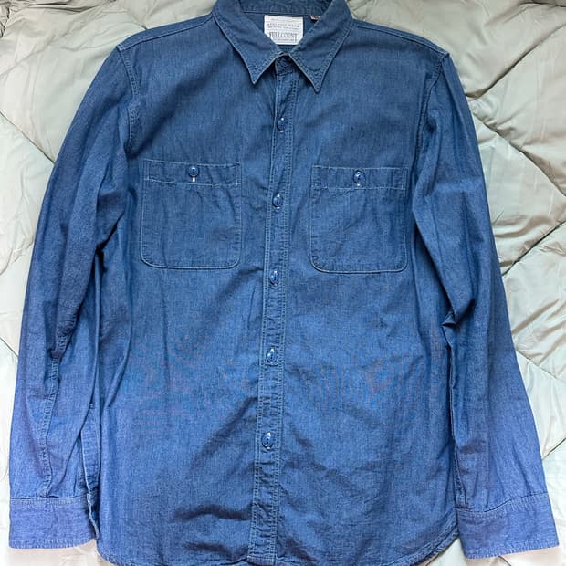 풀카운트 샴브레이 셔츠 44사이즈