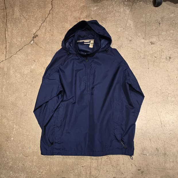 90s L.L.Bean 네이비 후드 아노락