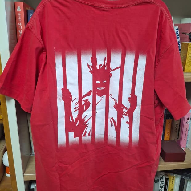 [M] 피어스 티셔츠 레드