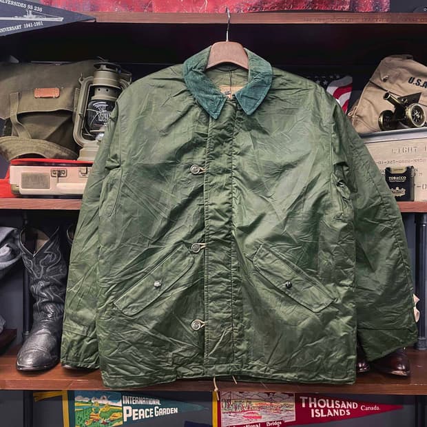 80s 오리지널 U.S NAVY 익스트림 A-1덱 자켓 밀리터리 N511