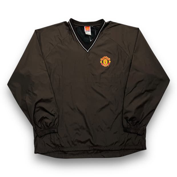 맨체스터 유나이티드 오피셜 브이넥 빈티지 웜업