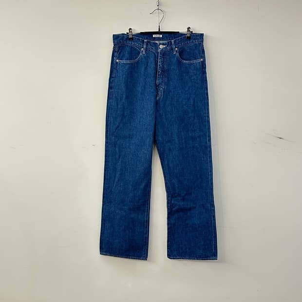 오라리 셀비지 데님 4사이즈 새상품 