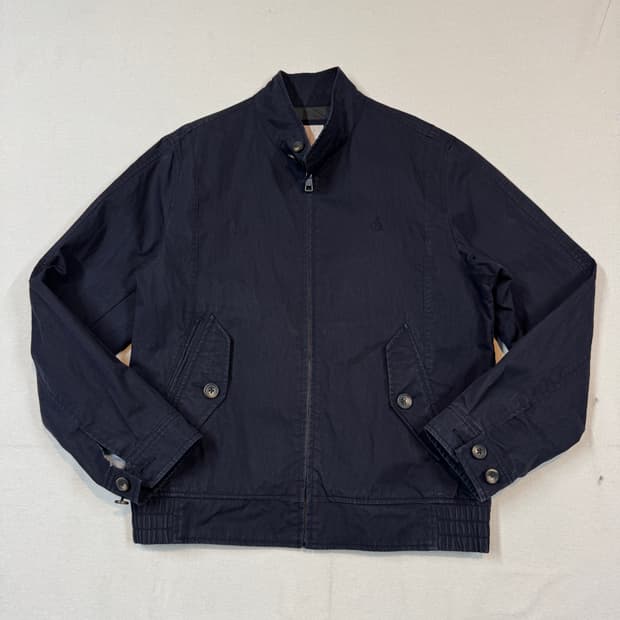 L) 빈폴 네이비 솔리드 해링턴 자켓