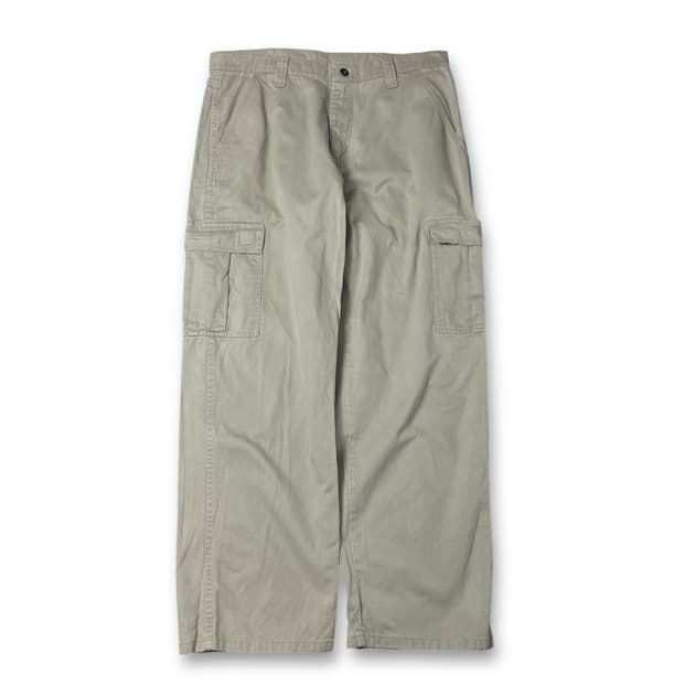 (34) 랭글러 연베이지 카고 데님 팬츠
