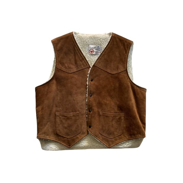 [105] 70's Sears 시어스 레더 베스트 조끼