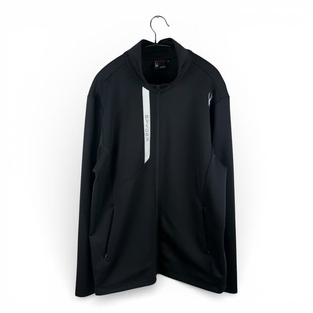 2XL) 스파이더 트랙탑 져지 블랙