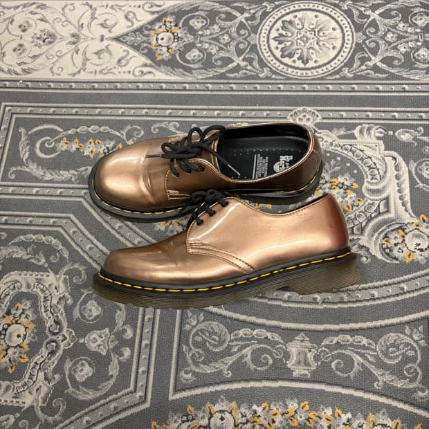 닥터마틴 1461 비건 로즈골드