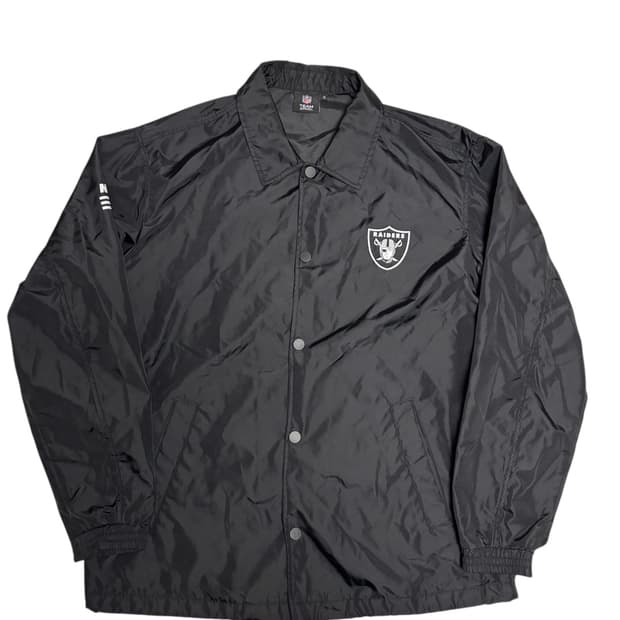 NFL 레이더스 블랙 코치 자켓 XL