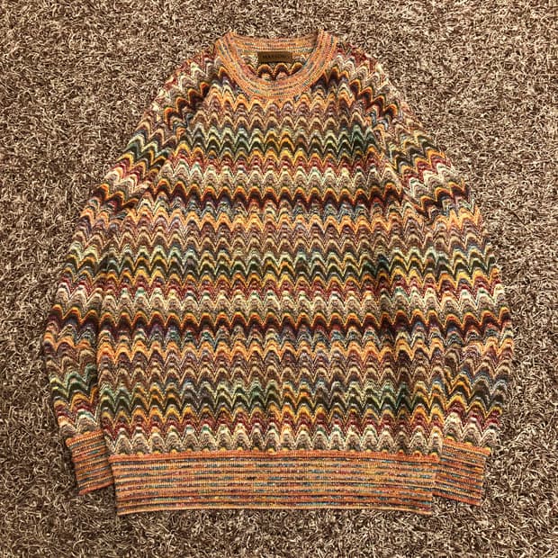 MASSIMO 울 패턴 니트