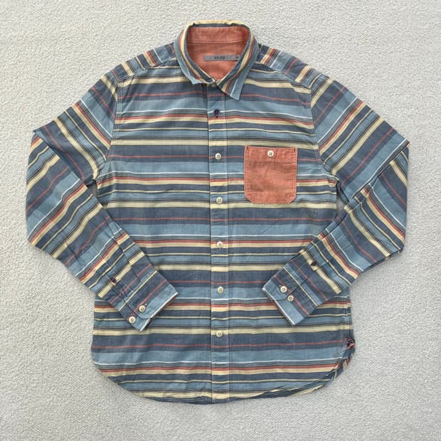 100 시리즈 린넨 스트라이프 셔츠 0311M