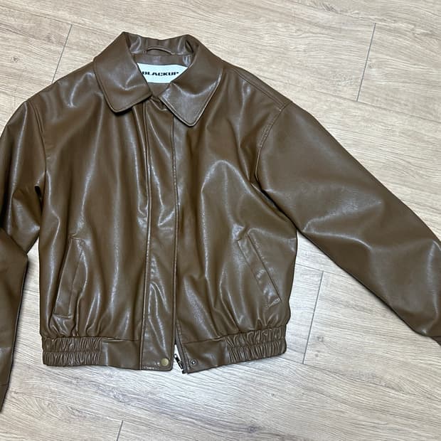 블랙업 킬럿 퍼 레더점퍼 무스탕 가죽자켓