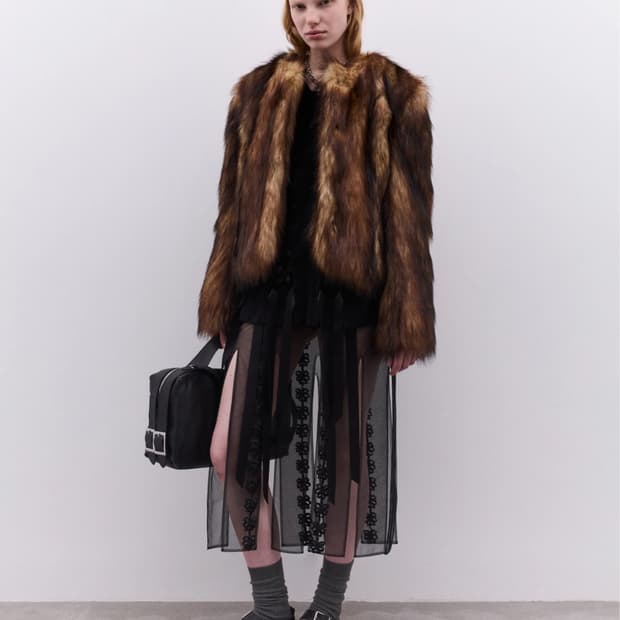 Simone rocha 퍼 자켓