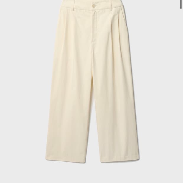 위라라 Kate Cotton Pants Ivory S 사이즈