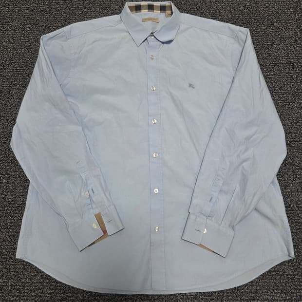 버버리 셔츠/2XL/블루(7)