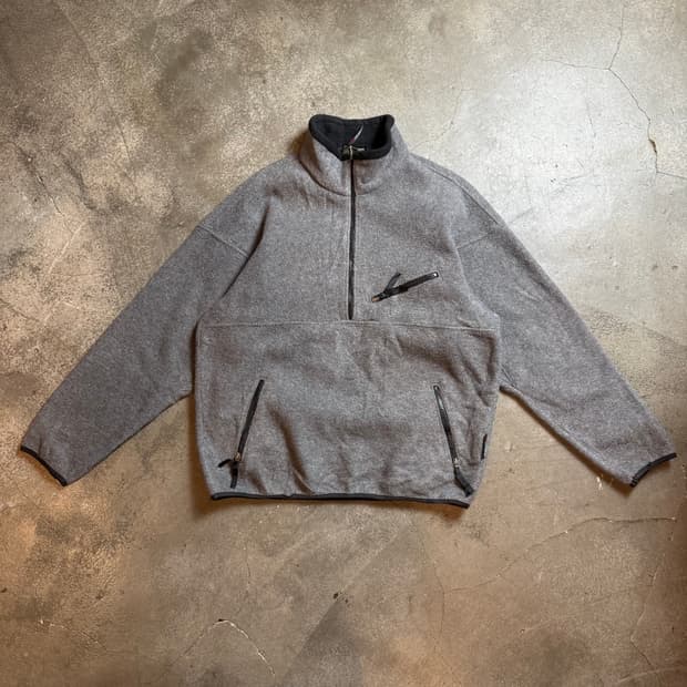 빈티지 폴라텍 울 반집업