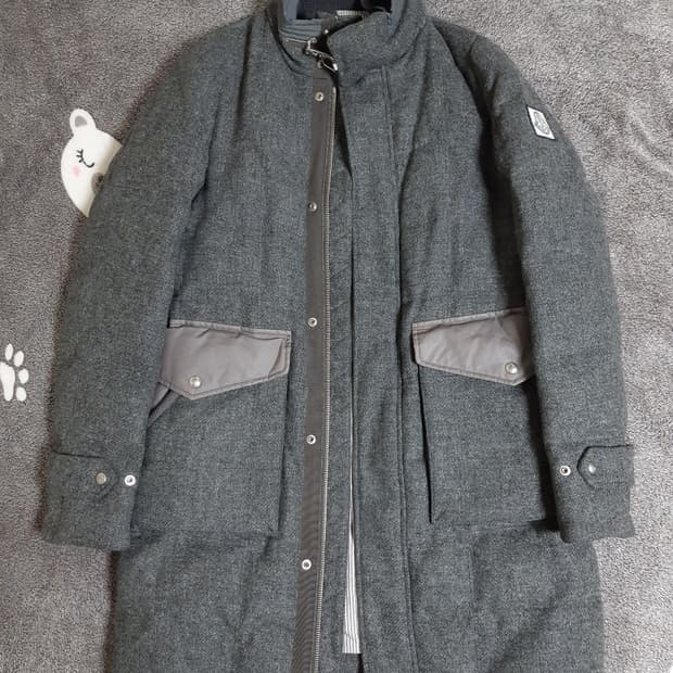 몽클레어 패딩 코트 감마블루