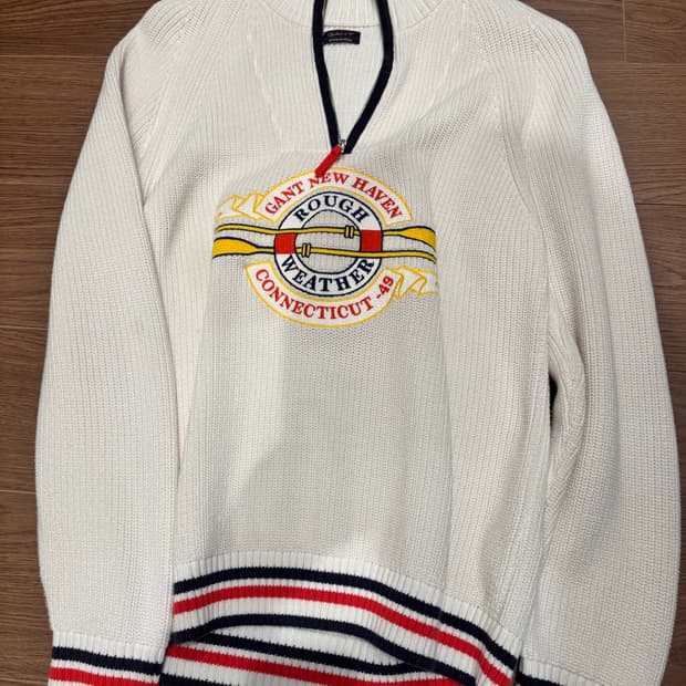 GANT 하프집업 니트 