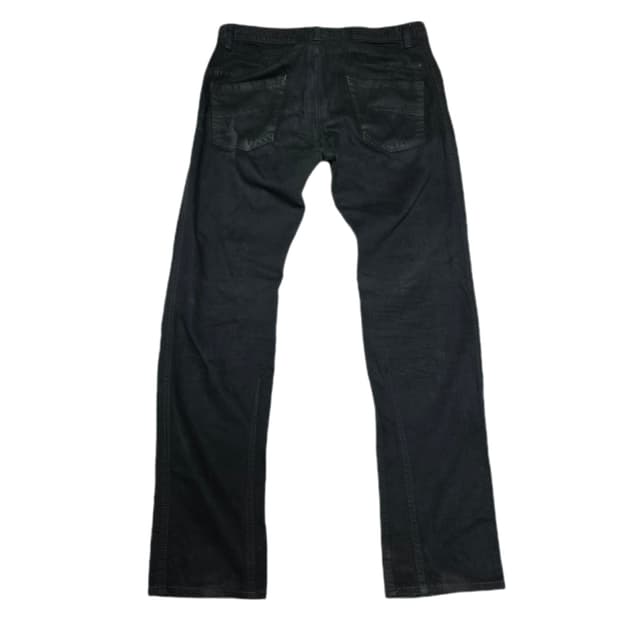 DIESEL DARRON 코팅 아티잔 블랙진 데님팬츠