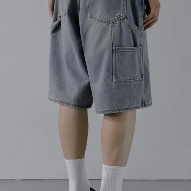 브랜디드 CARPENTER DENIM SHORTS 28
