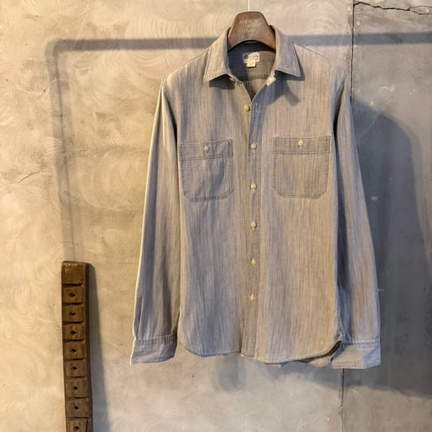 제이크루 워크셔츠 슬림100