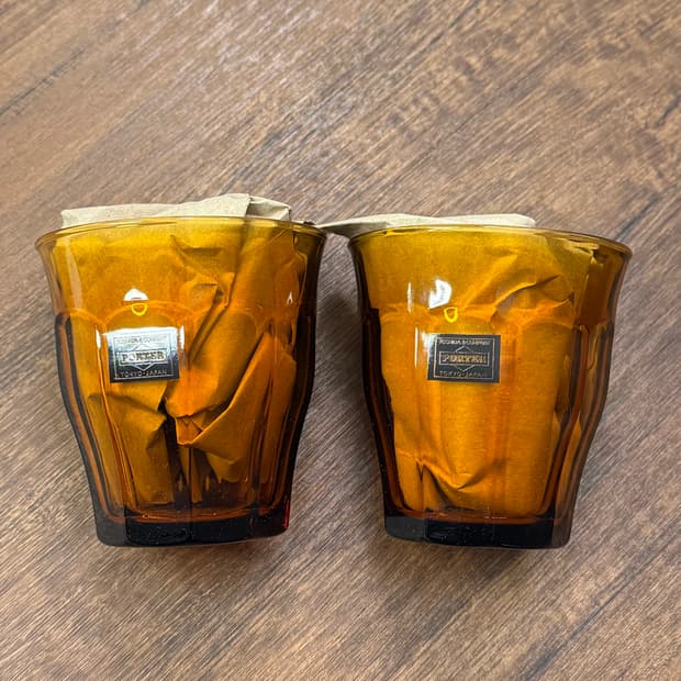 포터 듀라렉스 피카디 강화유리 글라스 컵 PORTER 굿즈