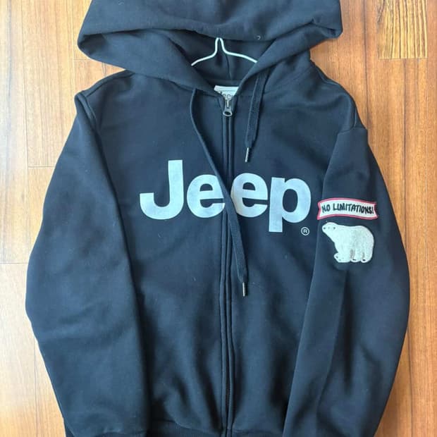 지프 폴라베어 후드집업 단종템
