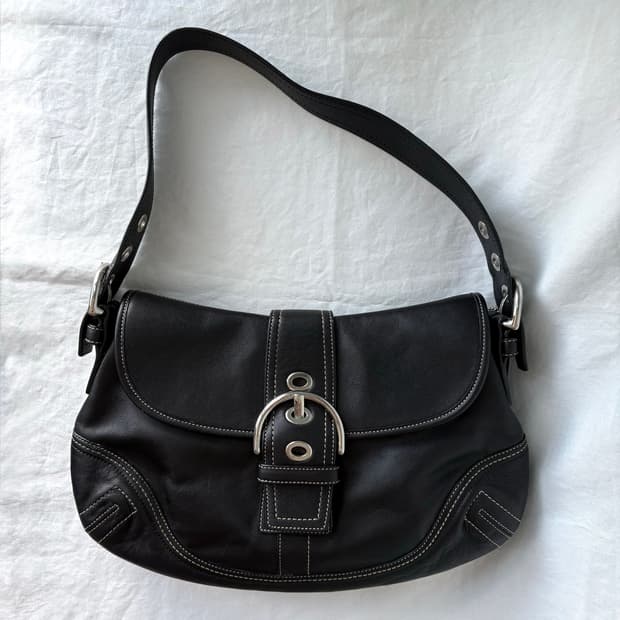 Coach black hobo bag🖤