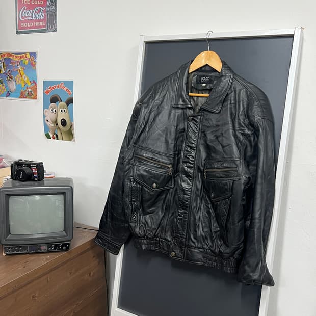 FAX 90s 오리지널 양가죽 레더 자켓