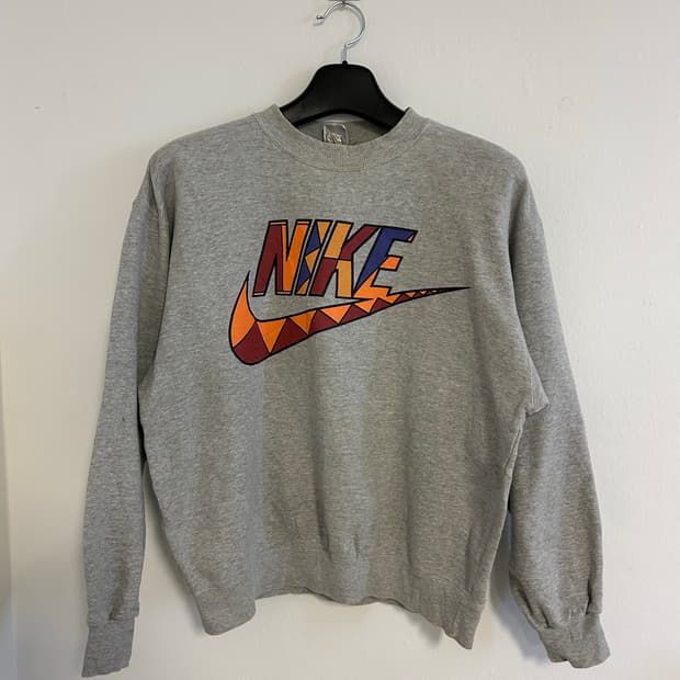 90s 나이키 지오메트릭 just do it 로고 스웻셔츠