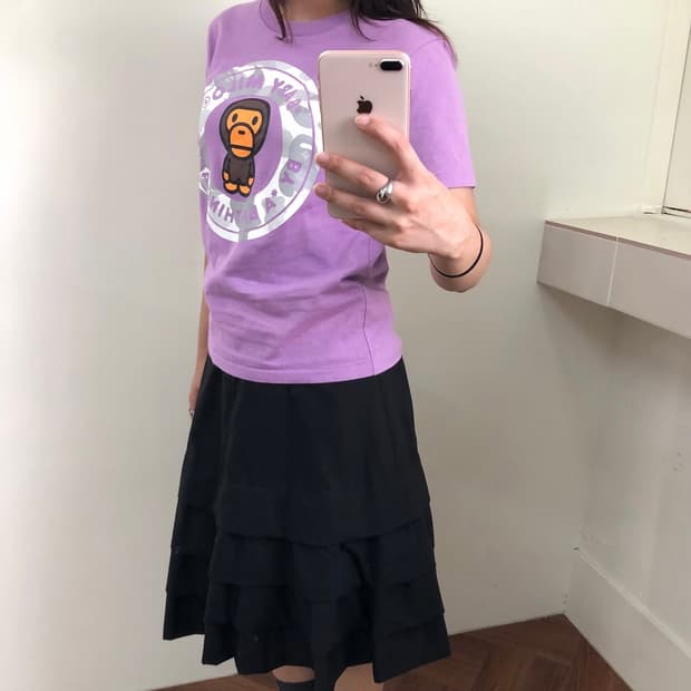 베이비 마일로 퍼플 티셔츠